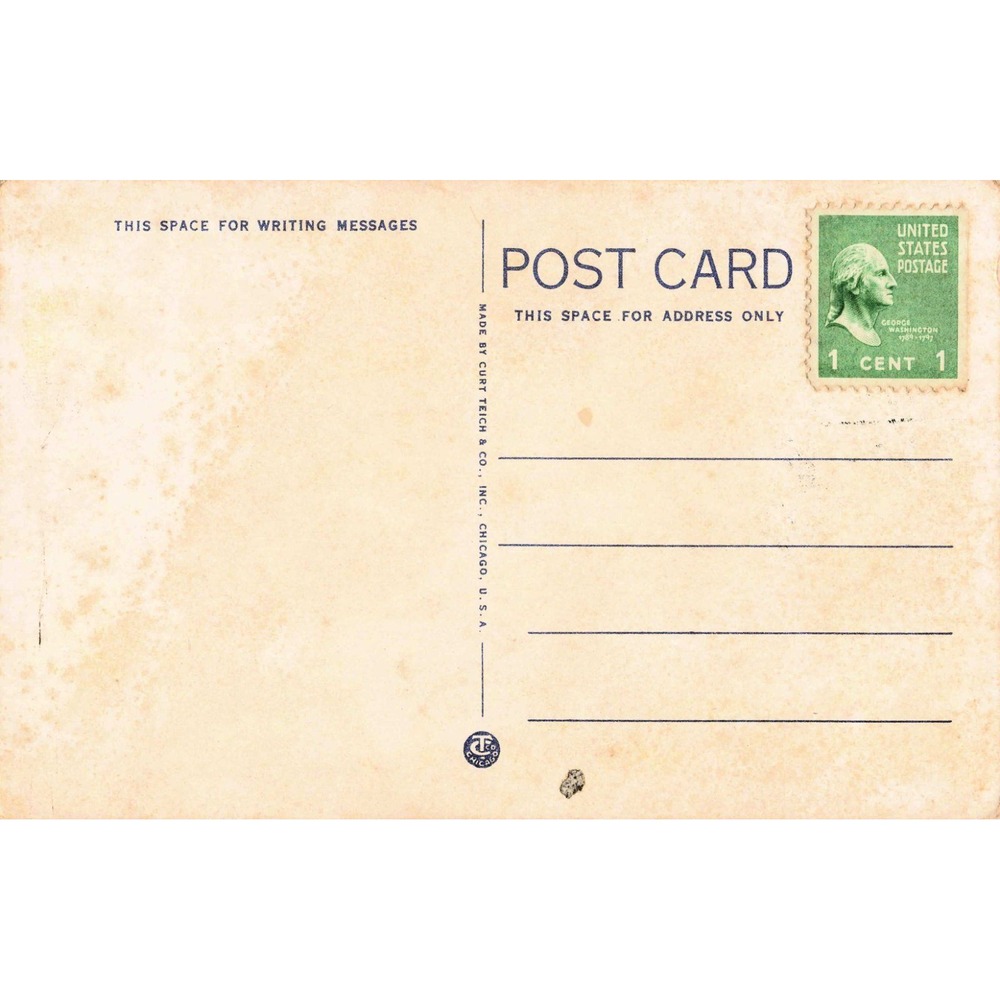 Vintage Frank James Outlaw Postcard Last Picture James Farm Missouri Curt Teich - Picture 2 of 2